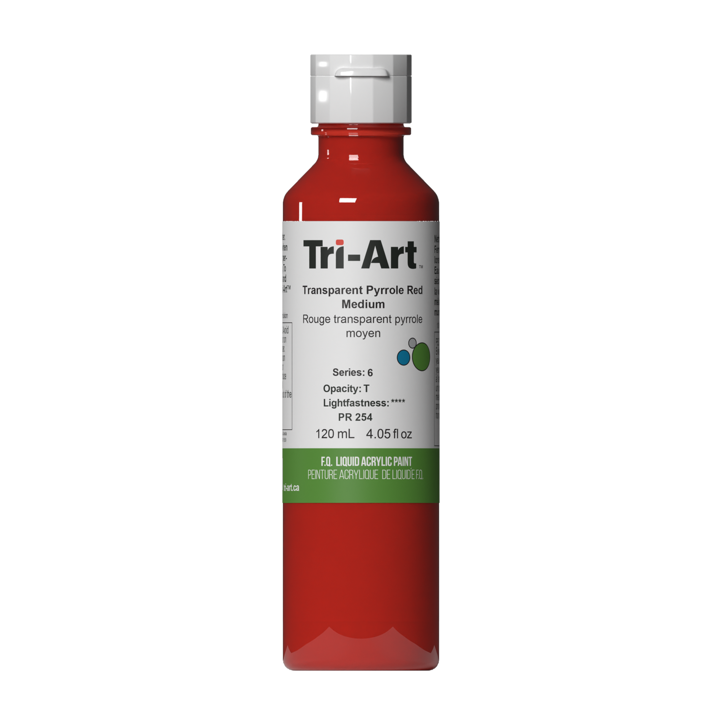 TA1915 Tri-Art Liquids Transparent Pyrrole Red Medium 120mL
