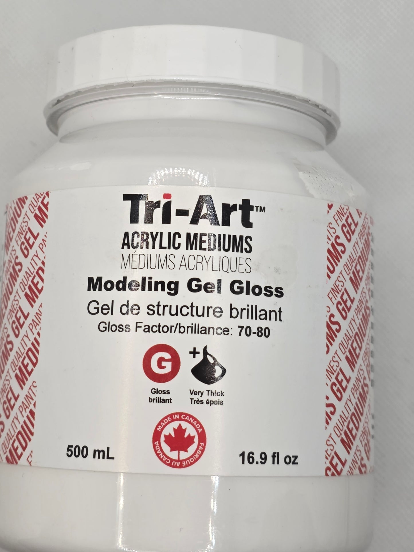 TA5202 Tri-Art Mediums Modeling Gel Gloss 500mL