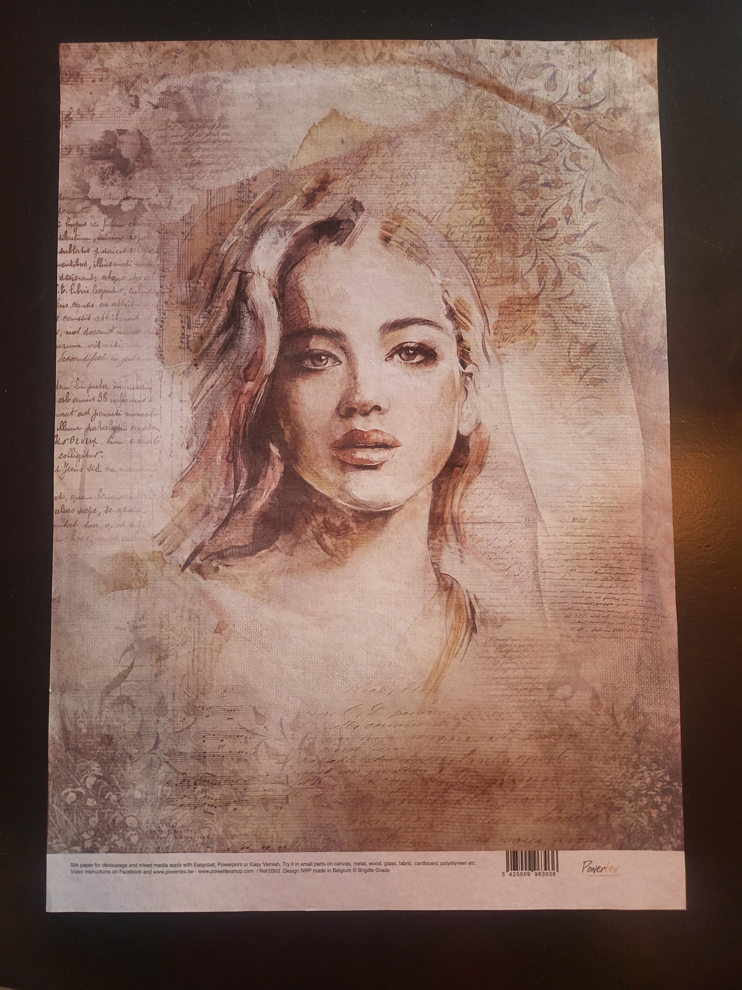 Silkepapir, potrett A3