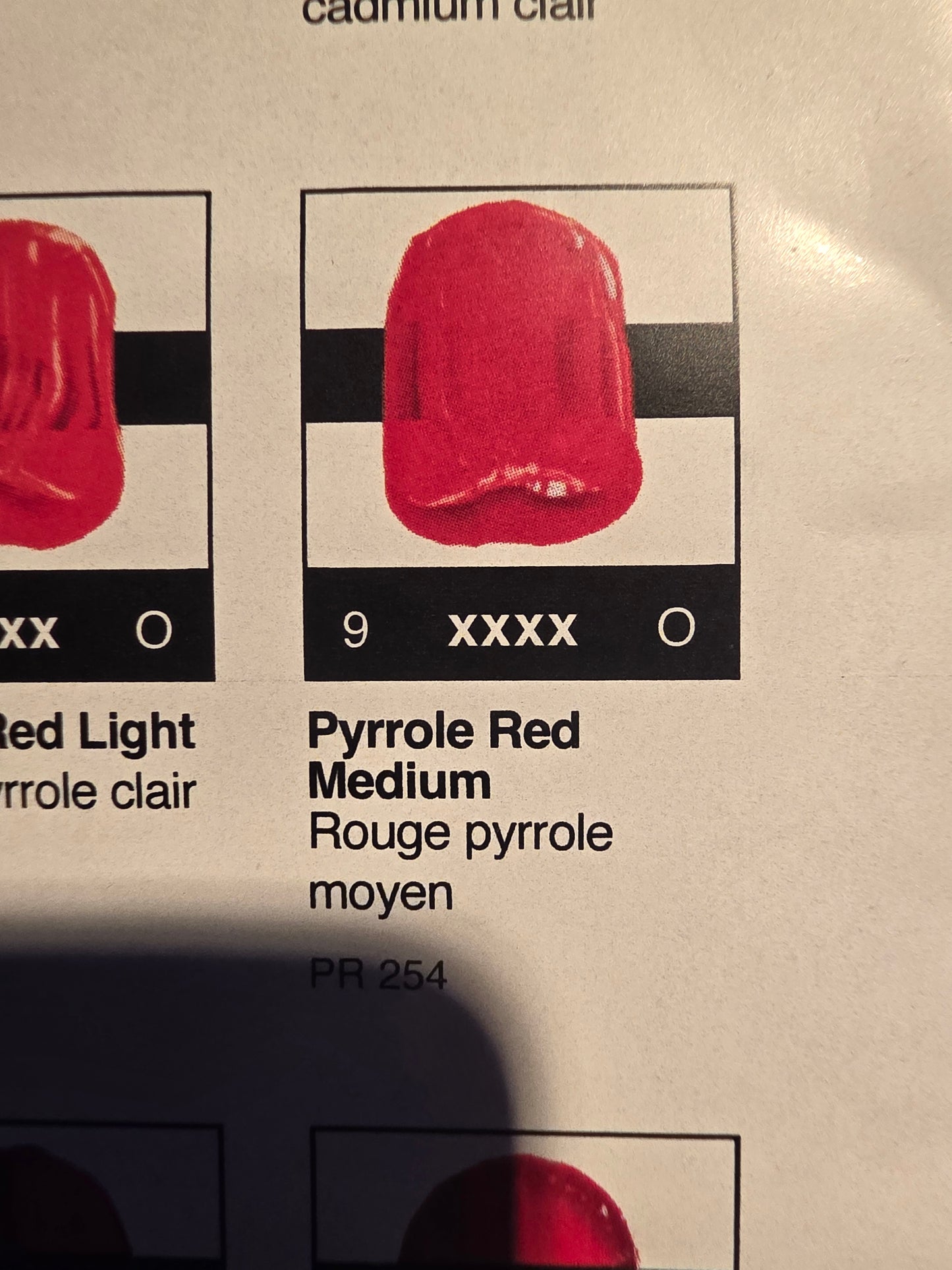 TA1017 Tri-Art High Viscosity Pyrrole Red Medium 60mL Tube 9