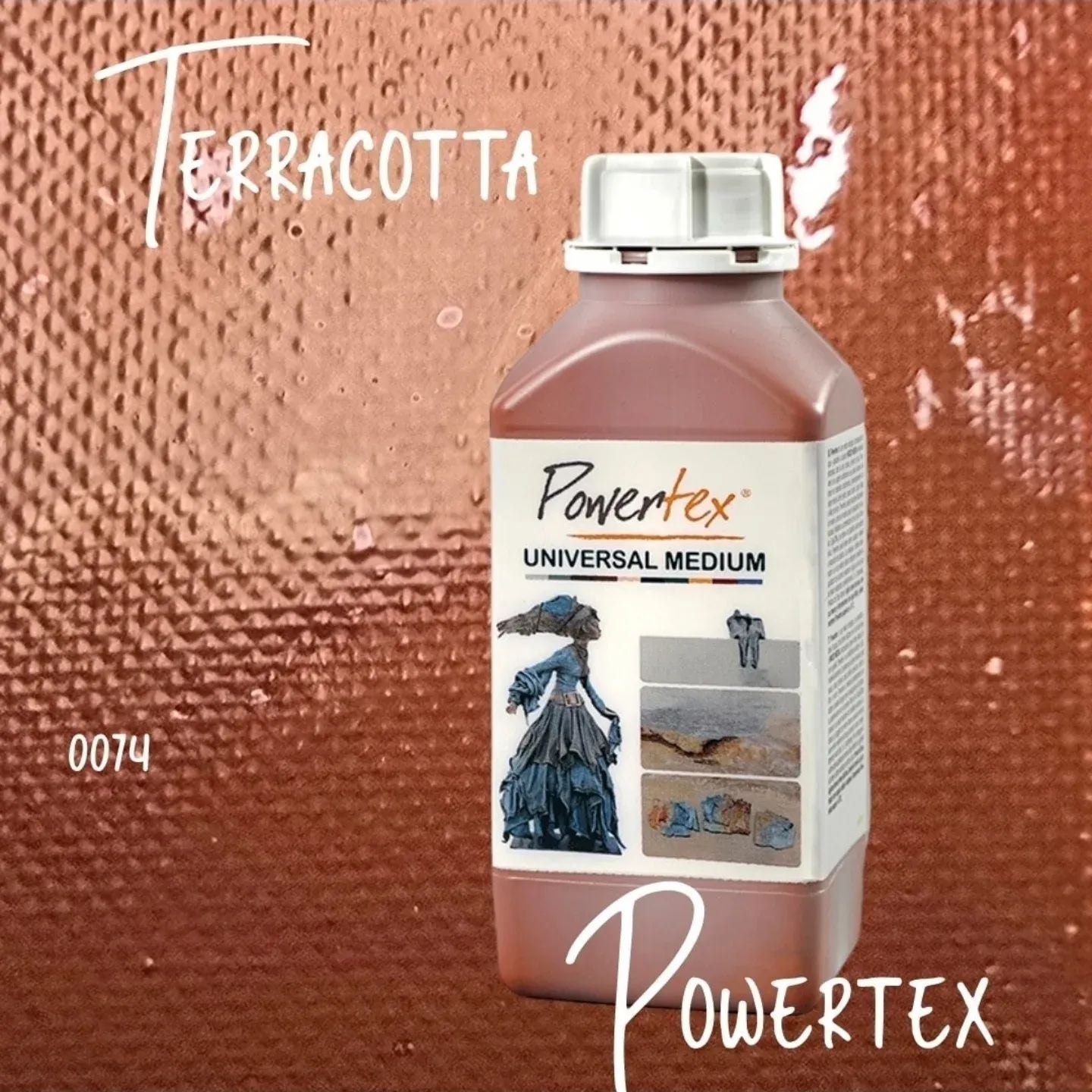 Fast lavpris, Universalmedium Powertex 1kg – Terracotta, Waterproof, nr 0074,