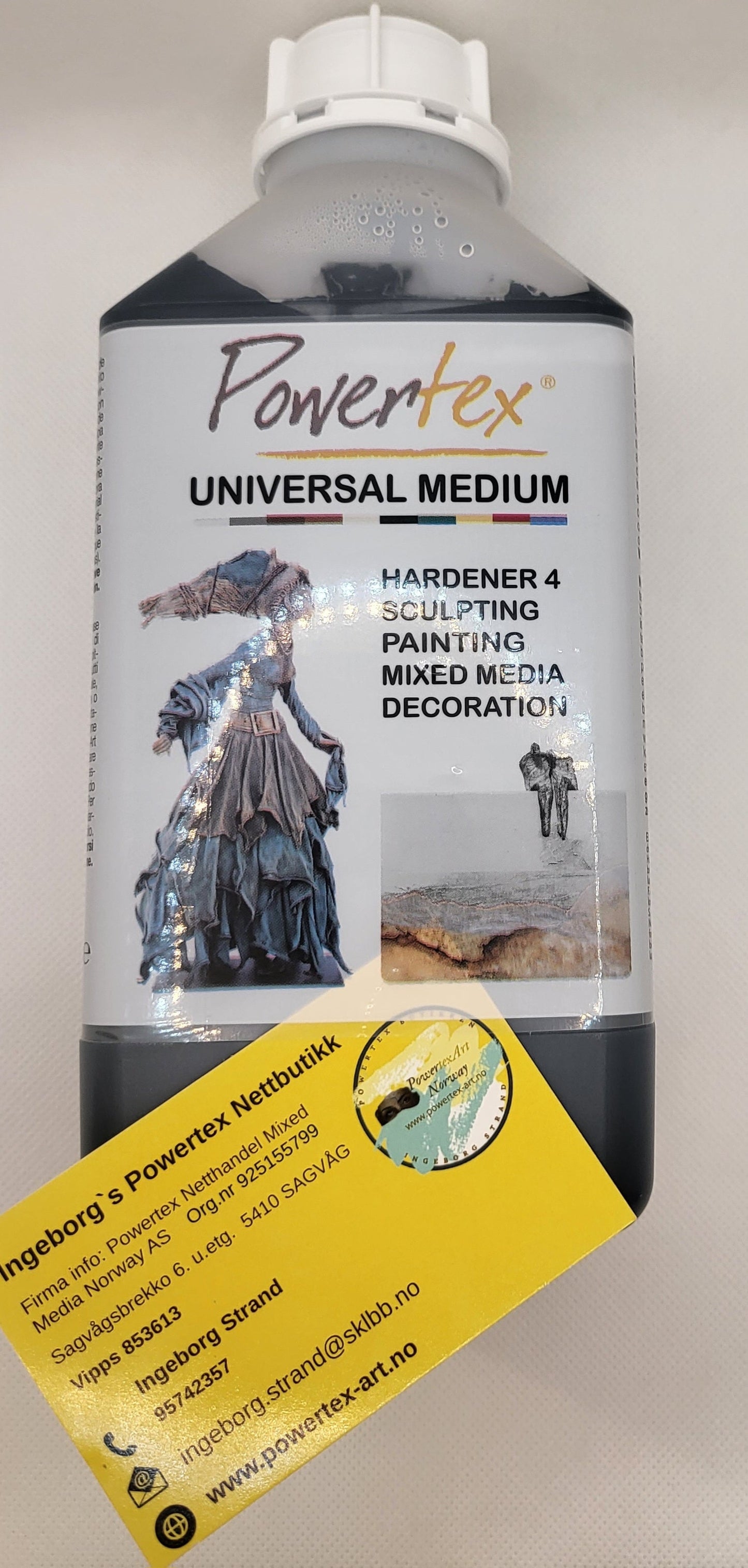 Fast lavpris, Universalmedium Powertex 1kg – Black. Waterproof. nr 0212,