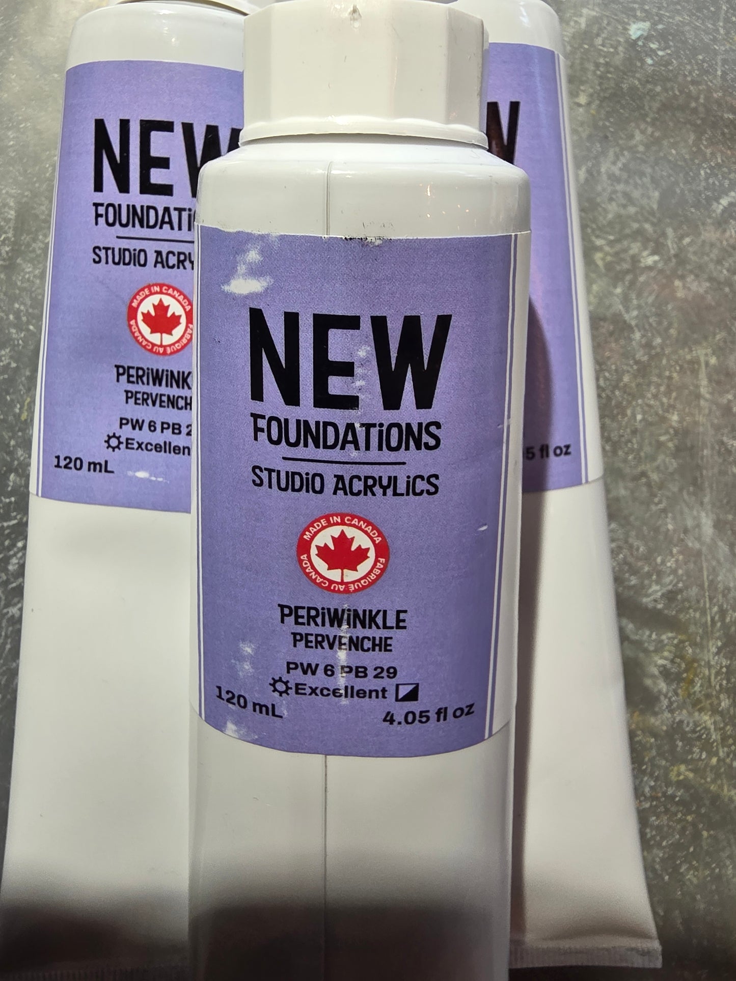 Tri-art: TA36883 New Foundations Acrylic Periwinkle 120mL