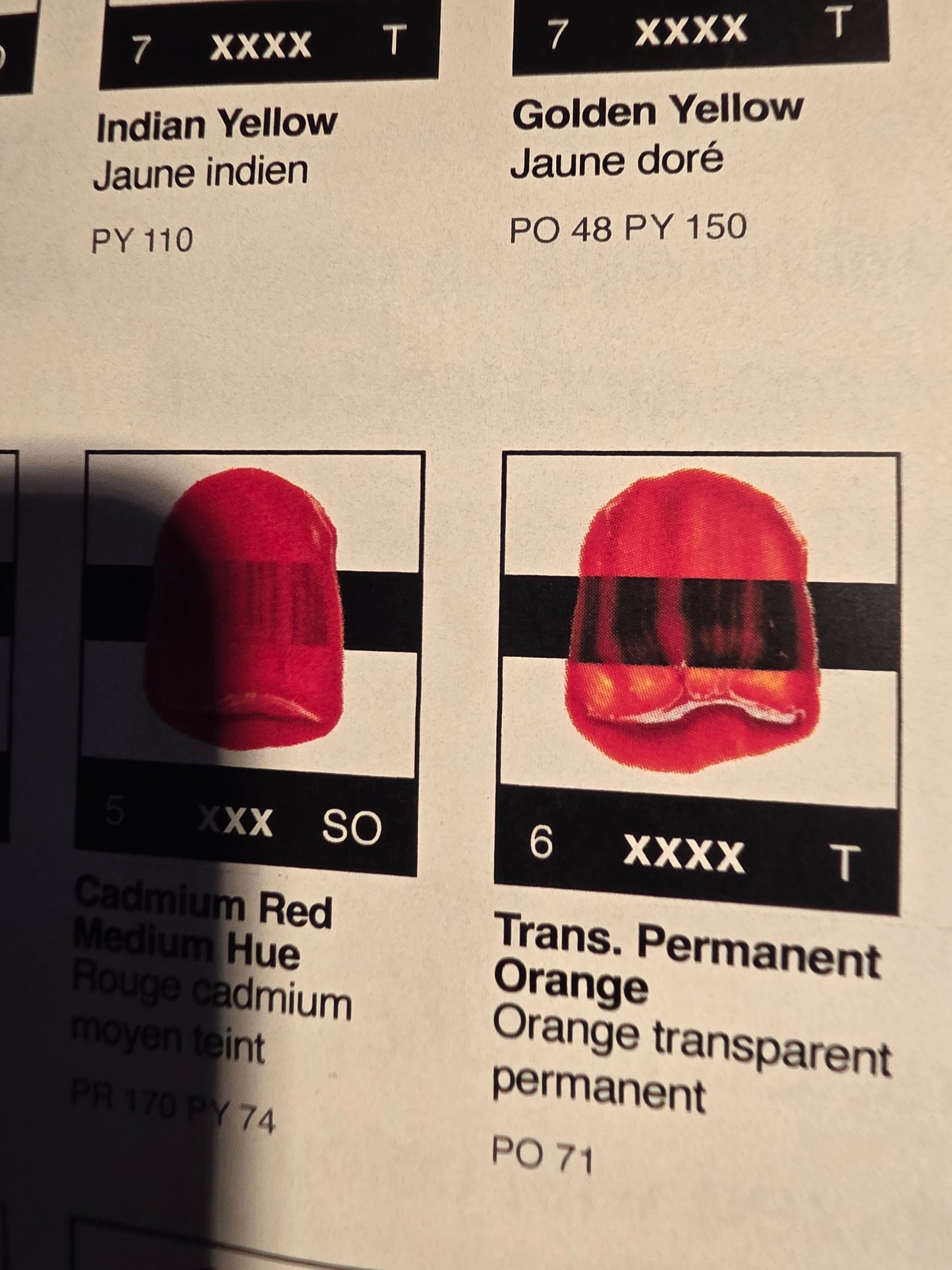 TA5100 Tri-Art High Viscosity Transparent Permanent Orange 60mL Tube 6