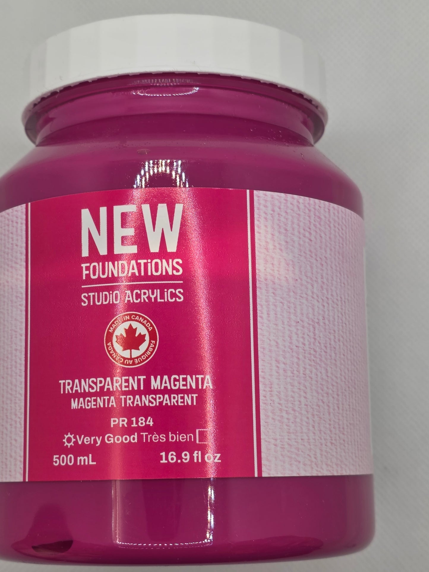 Tri-art: TA36885 New Foundations Acrylic Primary Magenta 120mL