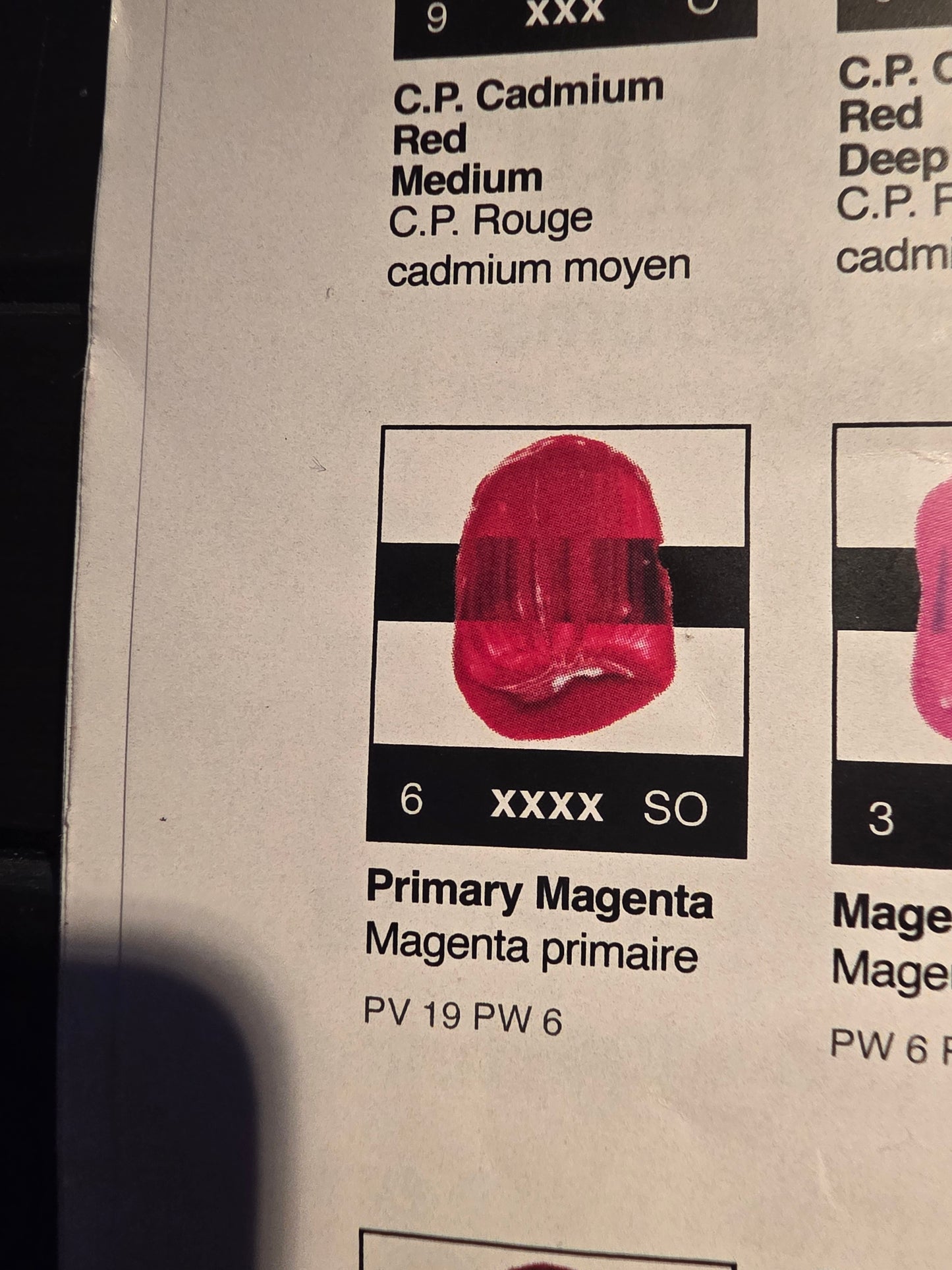 TA1066 Tri-Art High Viscosity Primary Magenta 60mL Tube 6