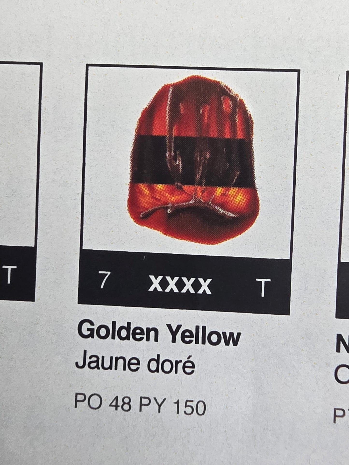 TA5372 Tri-Art High Viscosity Golden Yellow 60mL Tube 7