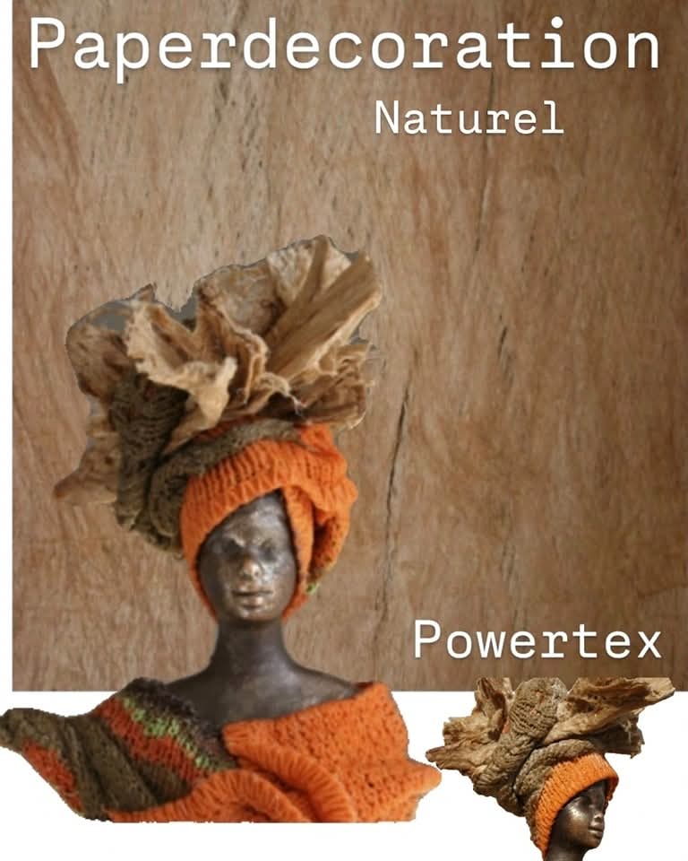 Tekstiler, Paperdecoration 100gr – Nature