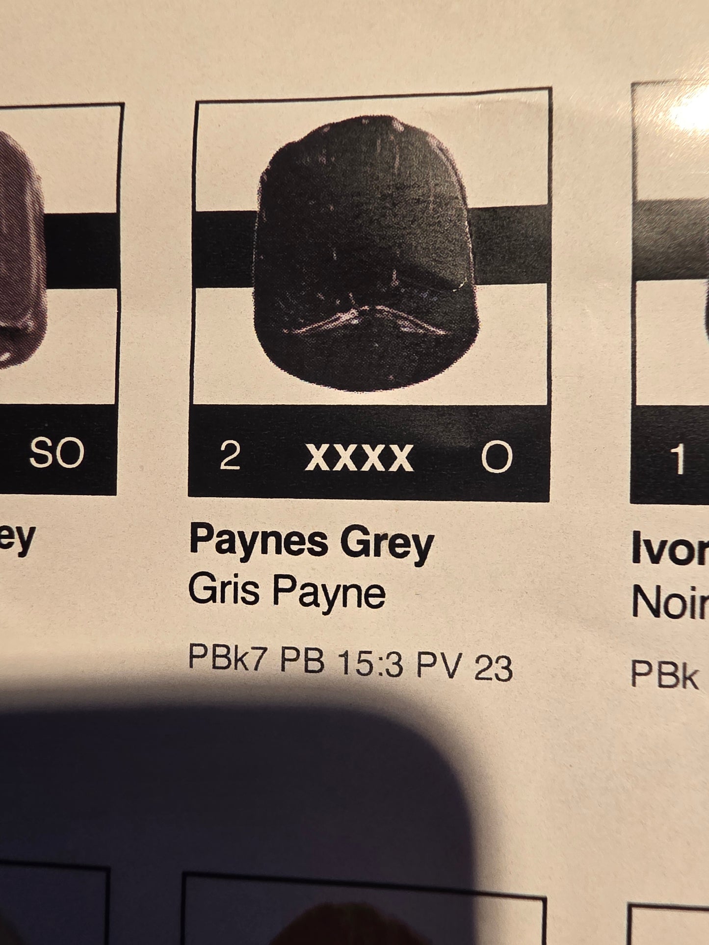 TA1023 Tri-Art High Viscosity Paynes Grey 60mL Tube 2