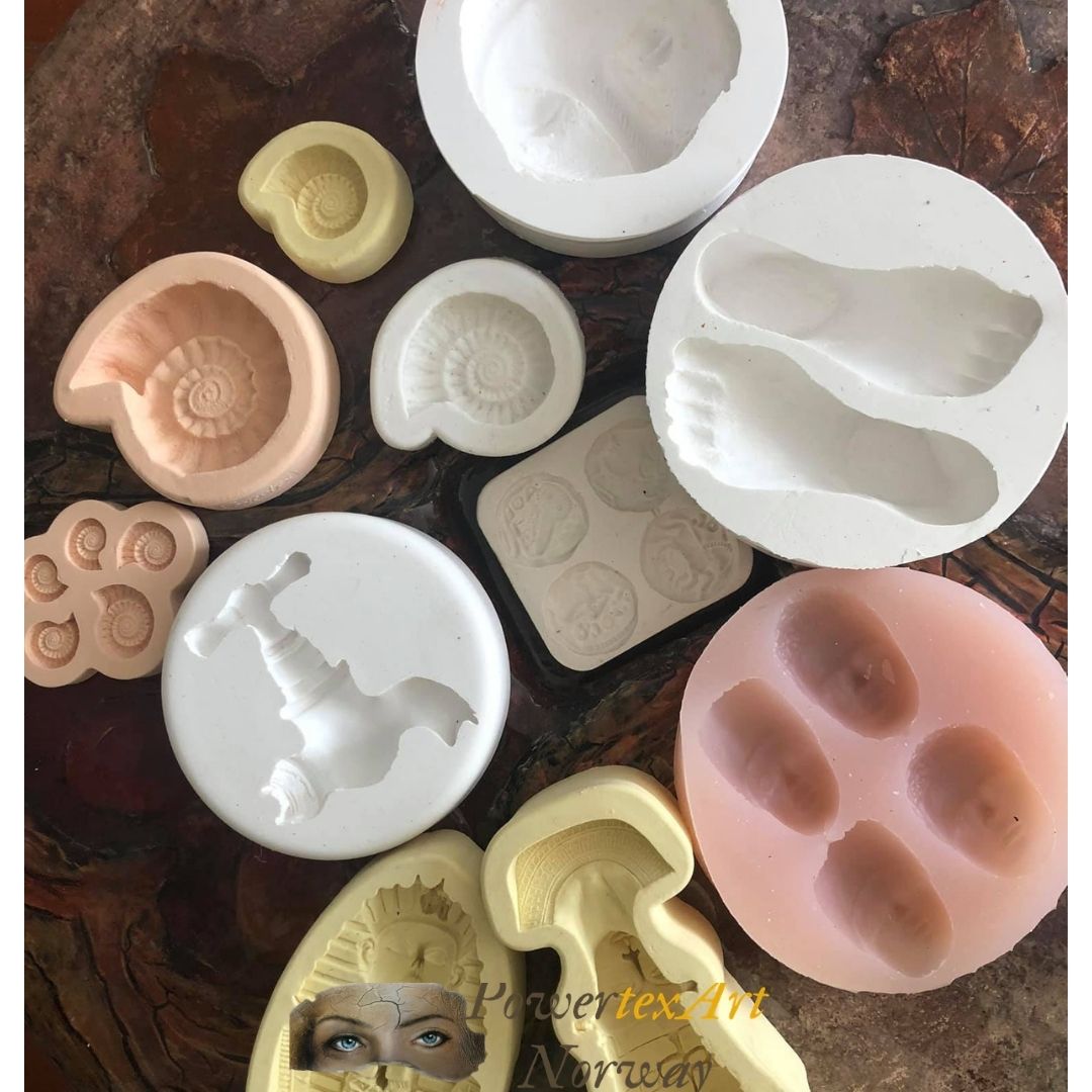 Silikonform, Fosil Stor 7x8 cm- utgående vare