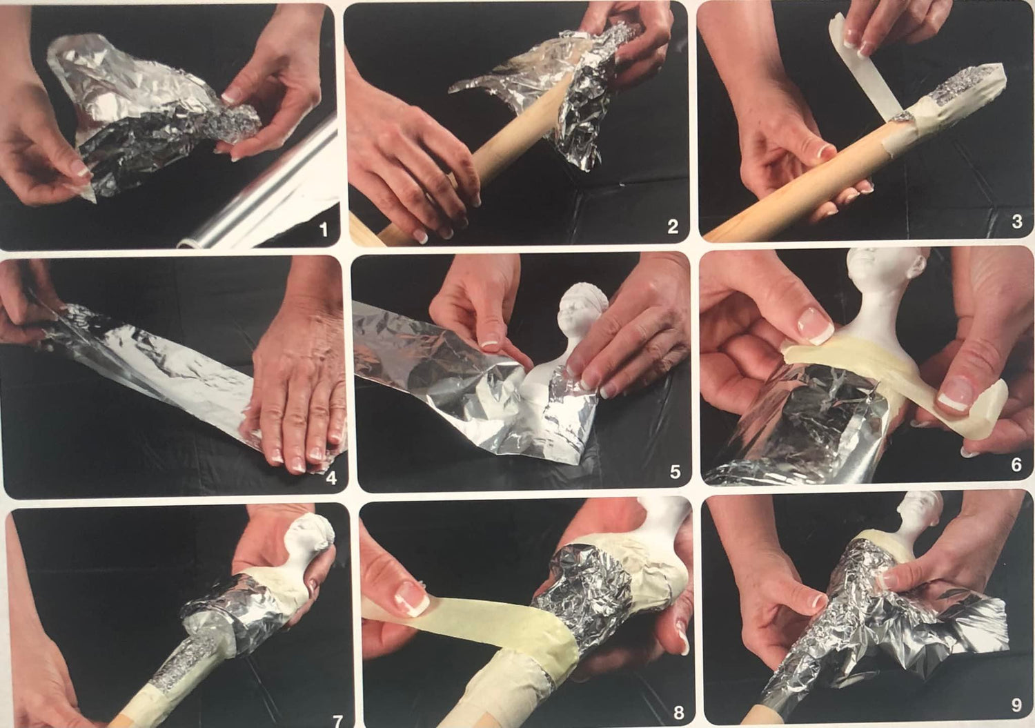 Gips, hoder- byster, og hender