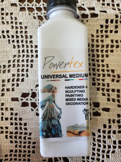 Fast lavpris, Powertex Universalmedium  500 ml.  IVORY. - Ny waterproof. Tappet over fra 5liter.