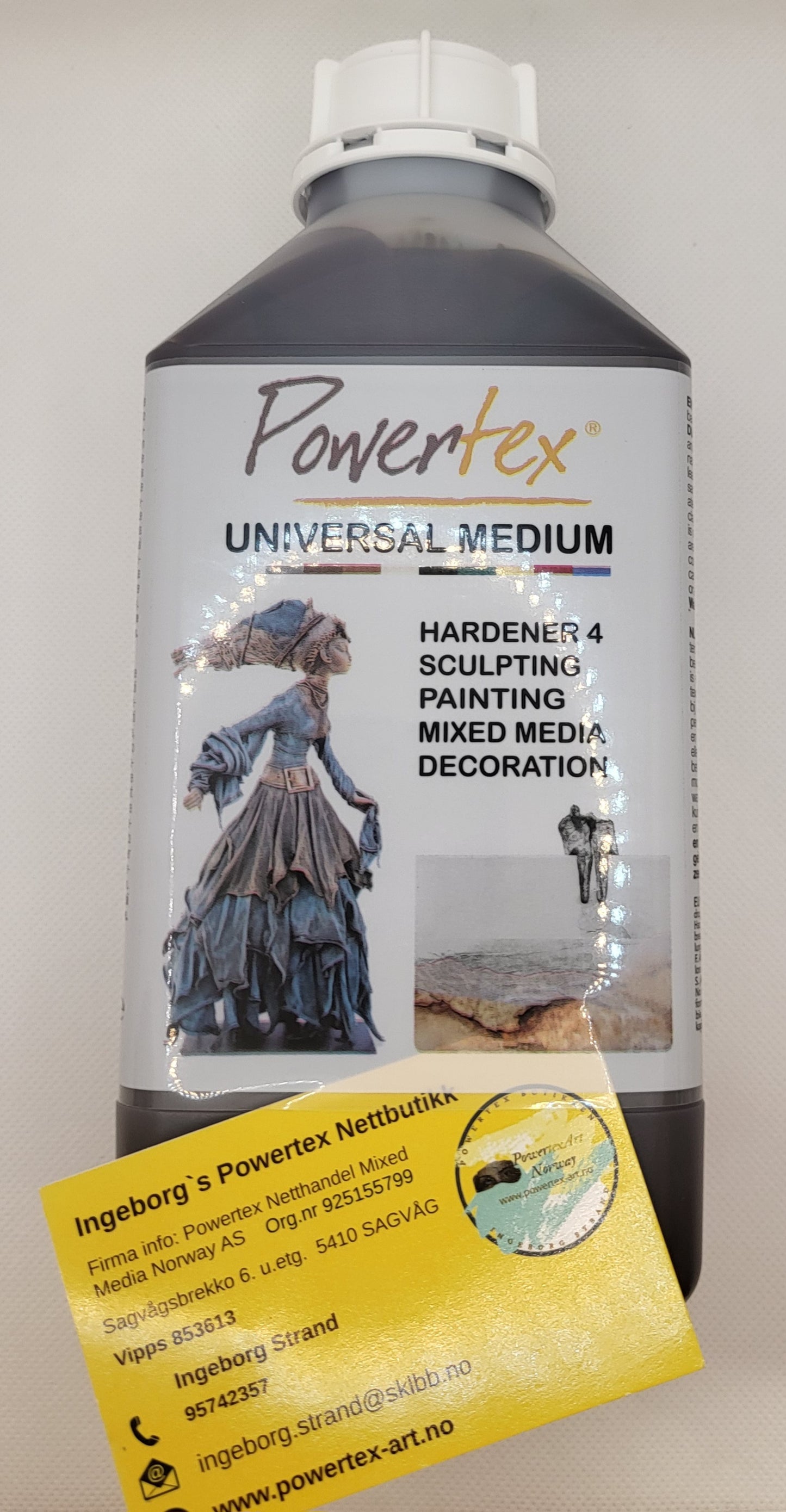 Fast lavpris, Universalmedium Powertex  1kg ,  Bronze,  Ny mørk farge og  waterproof