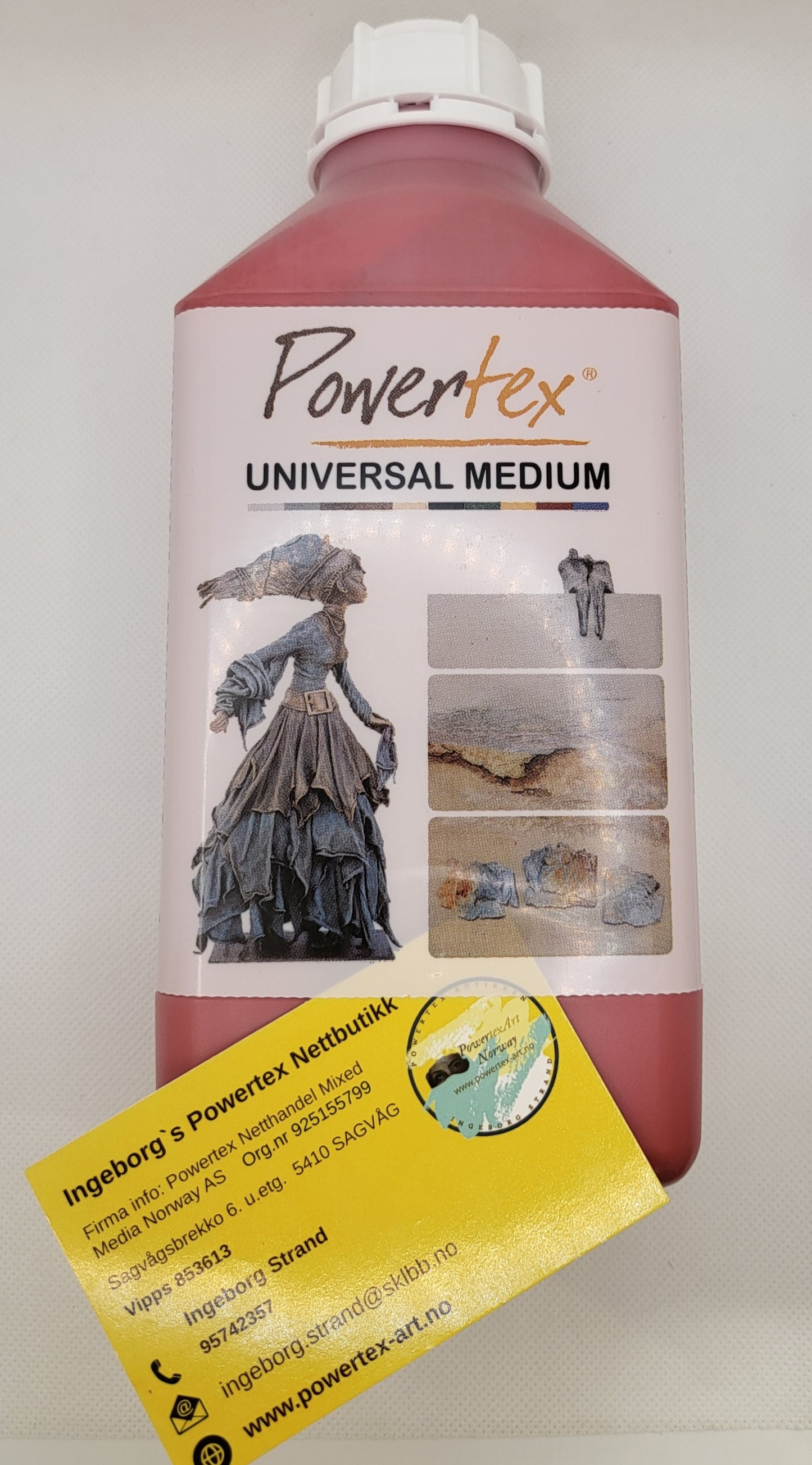 Powertex Universalmedium 1kg – Rød, tykk - seige kvaliteten