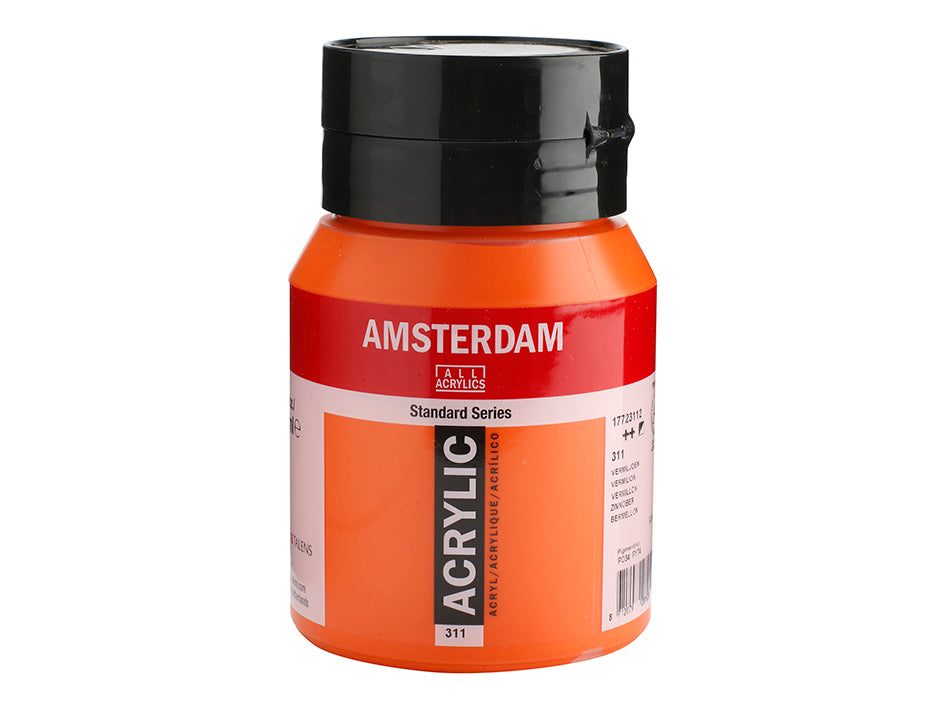 Amsterdam 500 ml. Akryl Standard, - 311 Vermilion