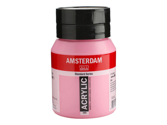 Amsterdam 500 ml. Akryl Standard, - 385 Quinacr.rose.lt.