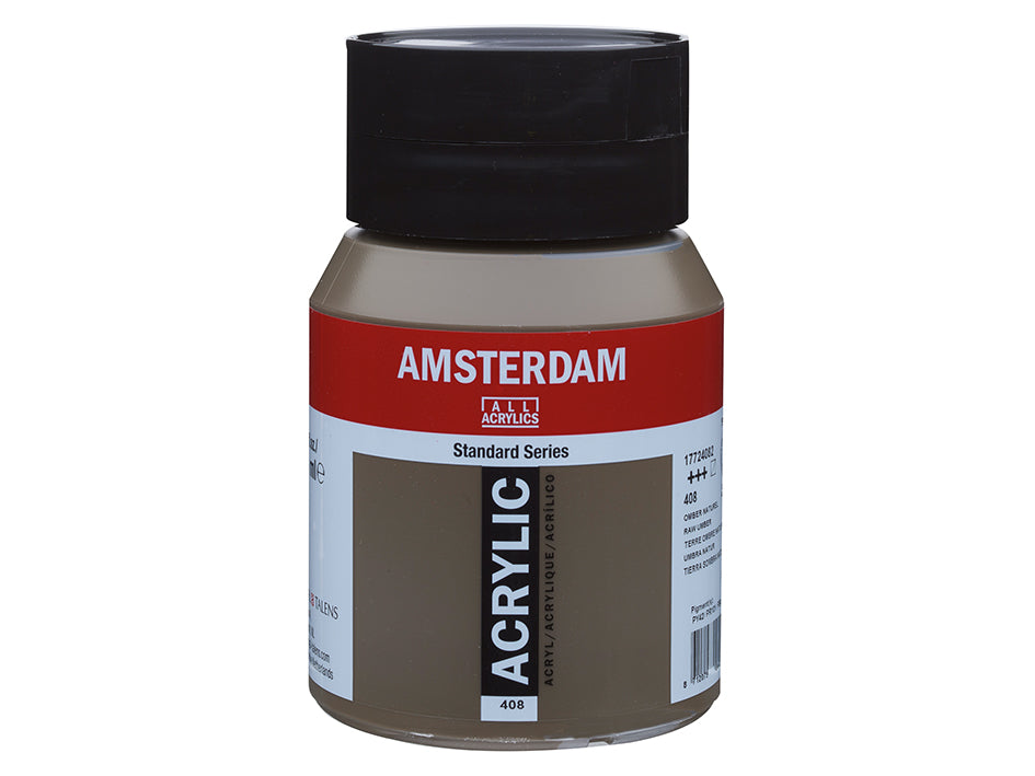 Amsterdam 500 ml. Akryl Standard, - 408 Raw Umber