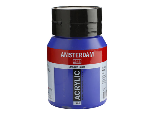 Amsterdam 500 ml. Akryl Standard, - 504 Ultramarine