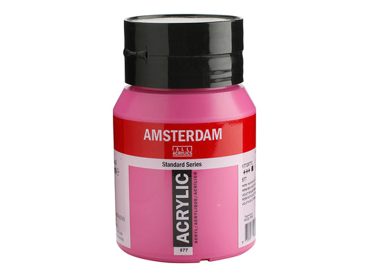 Amsterdam 500 ml. Akryl Standard, - 577 Perm. red violet lt.