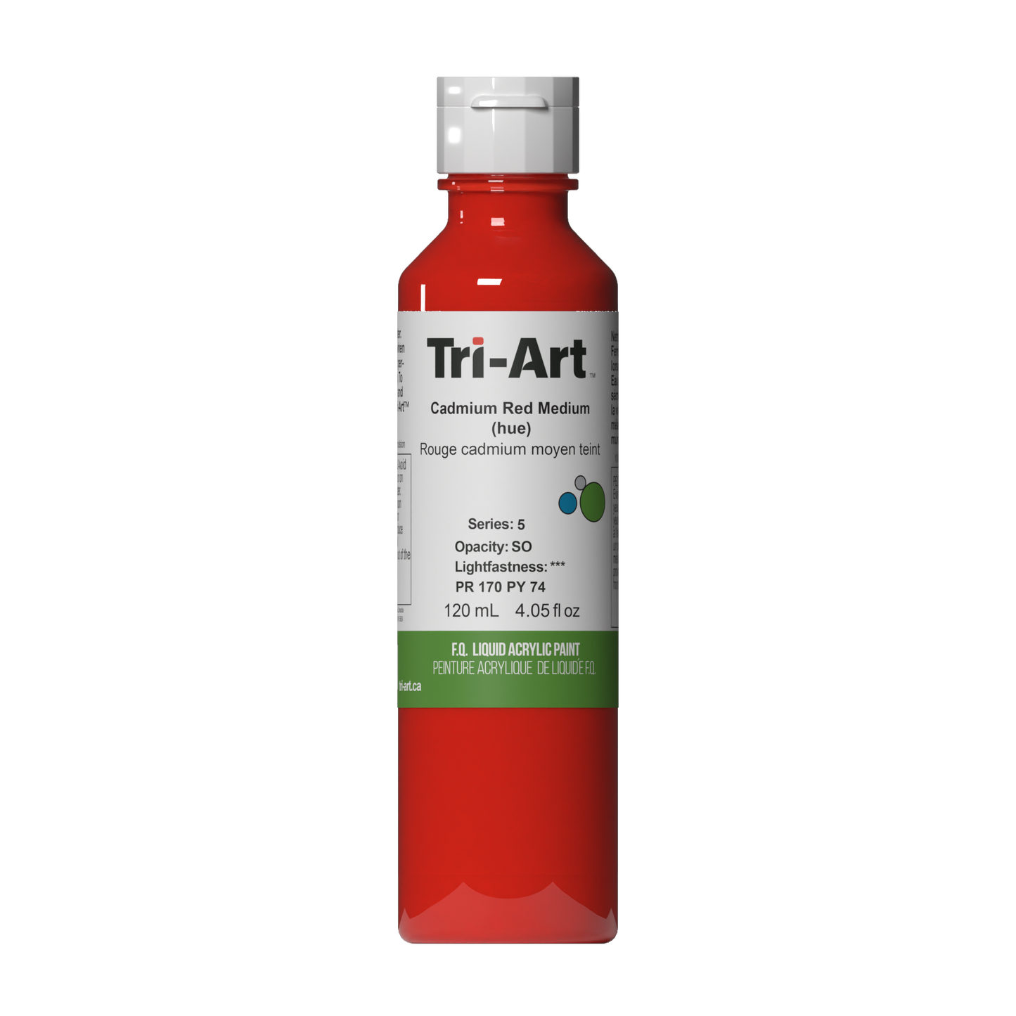 TA2166	Tri-Art Liquids	Cadmium Red Medium (Hue)	120mL