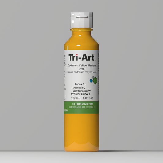 TA2180	Tri-Art Liquids	Cadmium Yellow Medium (Hue)	120mL