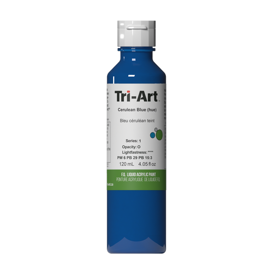 TA2027 Tri-Art High Viscosity,	Cerulean Blue	HUE60mL Tube