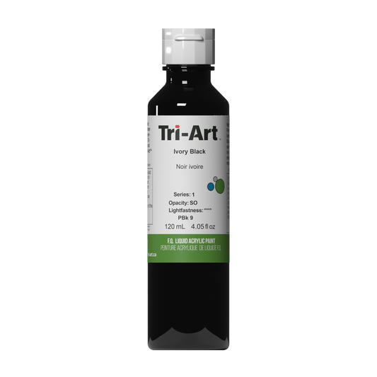 TA2077	Tri-Art Liquids	Ivory Black	120mL