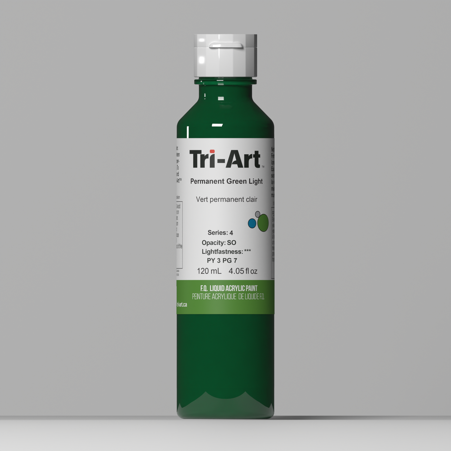 TA696	Tri-Art Liquids	Permanent Green Light	120mL