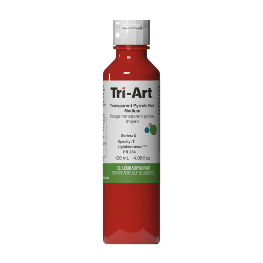 TA1915	Tri-Art Liquids	Transparent Pyrrole Red Medium	120mL