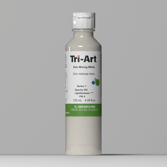 TA5412	Tri-Art Liquids	Zinc White 	120mL