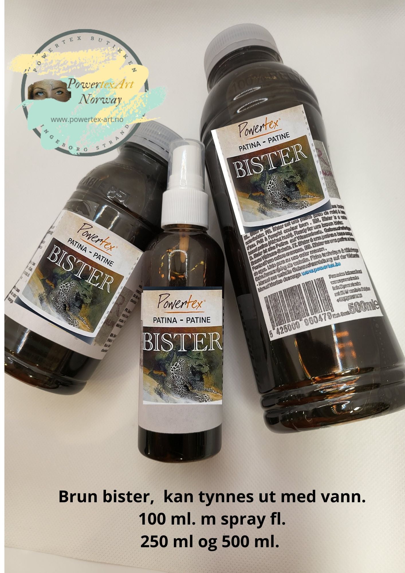 Bister 500ml ( lysekte)Brun