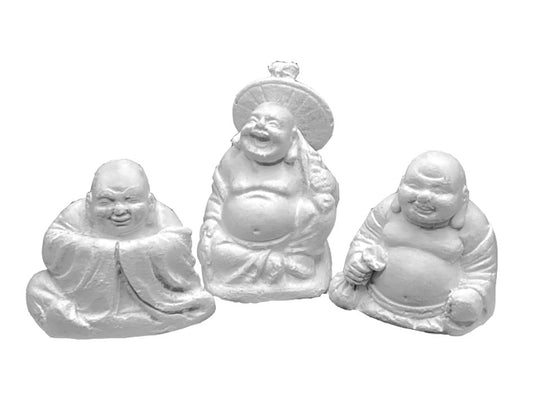 Gips, Trio buddha  små