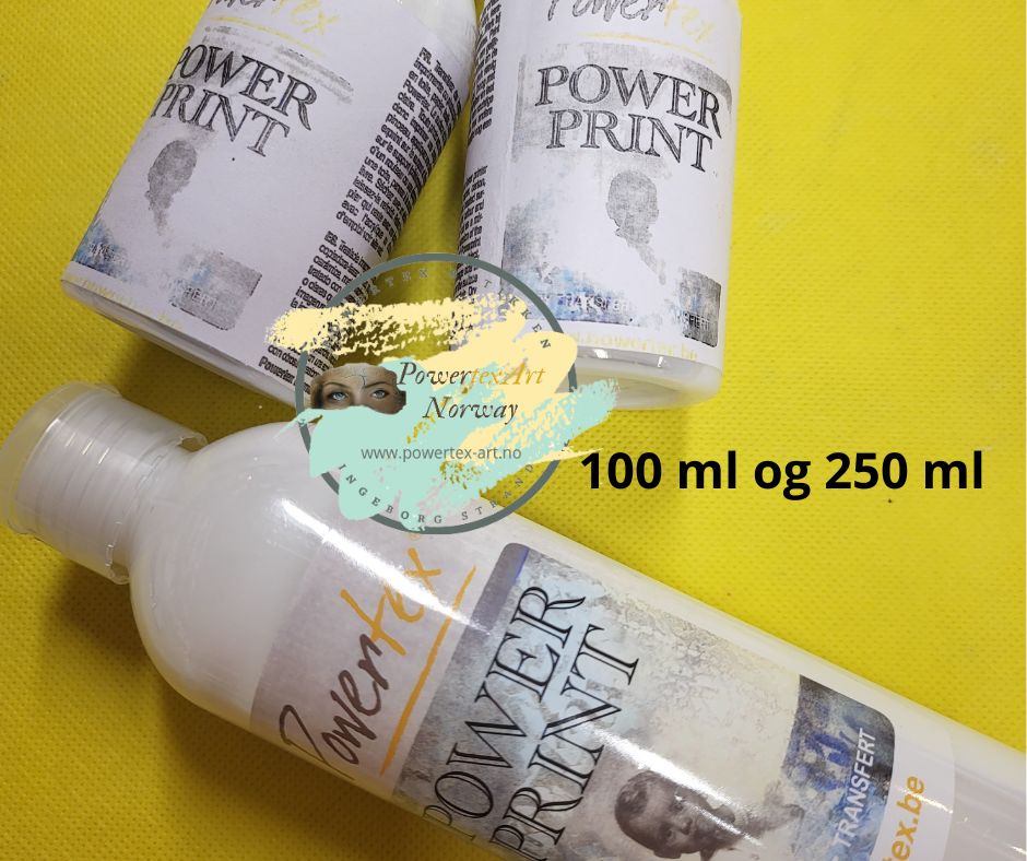 Lim/lakk og varnish;  Powerprint 100 ml-