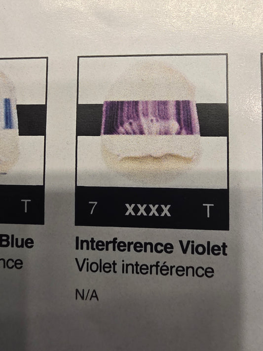 TA764	Tri-Art High Viscosity	Interference Violet	60mL Tube	7