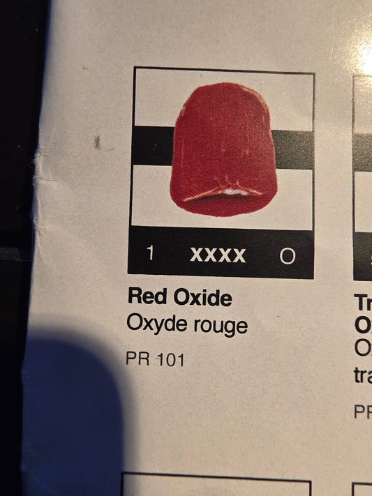 TA1837	Tri-Art High Viscosity	Red Oxide Tint	60mL Tube	1