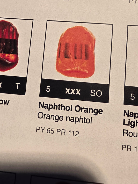 TA822	Tri-Art High Viscosity	Naphthol Orange	60mL Tube	5