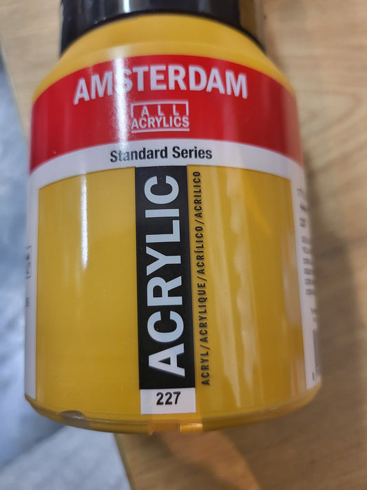 Rest, Amsterdam 500 ml. Akryl Standard, - 227 yellow oker