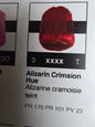 TA1893	Tri-Art High Viscosity	Alizarin Crimson (Hue)	60mL Tube	3