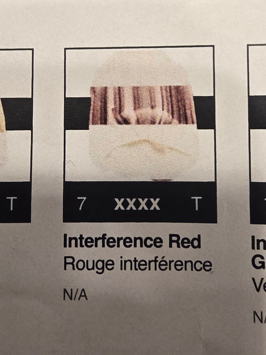 TA768	Tri-Art High Viscosity	Interference Red	60mL Tube	7