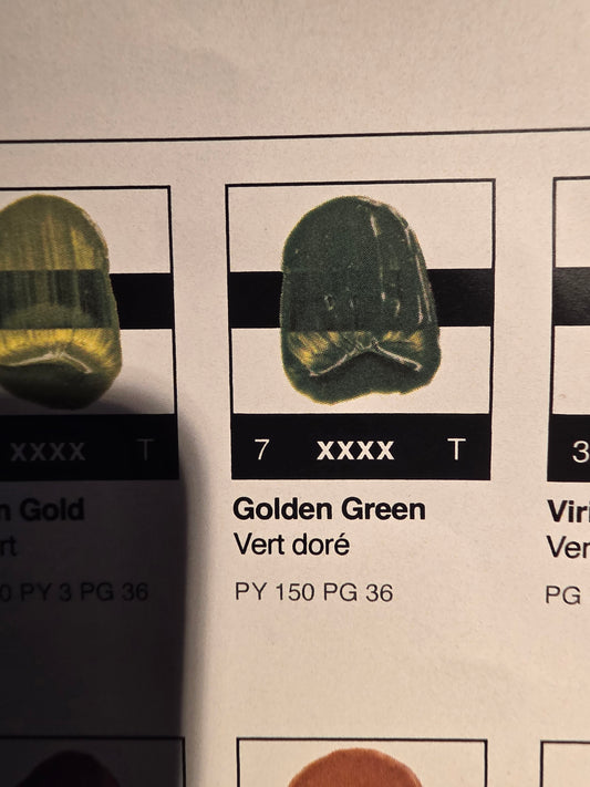 TA5356	Tri-Art High Viscosity	Golden Green	60mL Tube	7