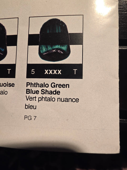 TA1004	Tri-Art High Viscosity	Phthalo Blue Green Shade	60mL Tube	4