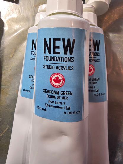 Tri-art: TA36890	New Foundations Acrylic	Seafoam Green	120mL