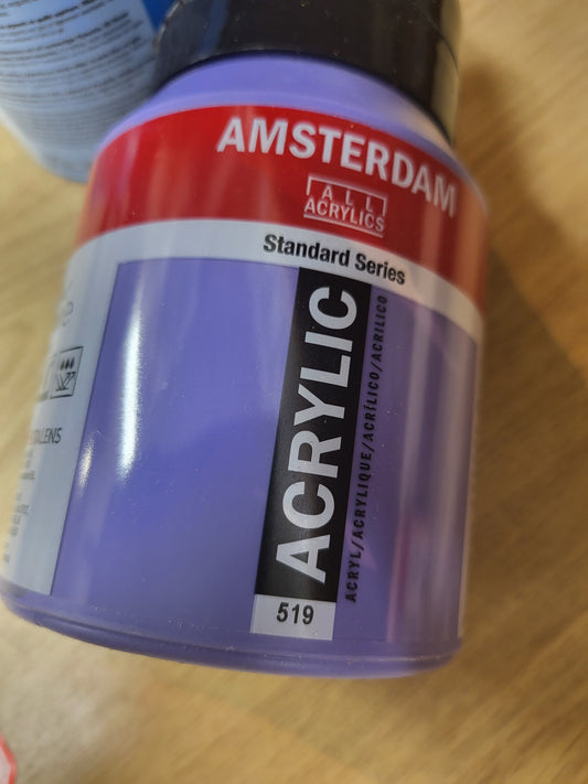 Rest, Amsterdam 500 ml. Akryl Standard, 519 ultramarine violet