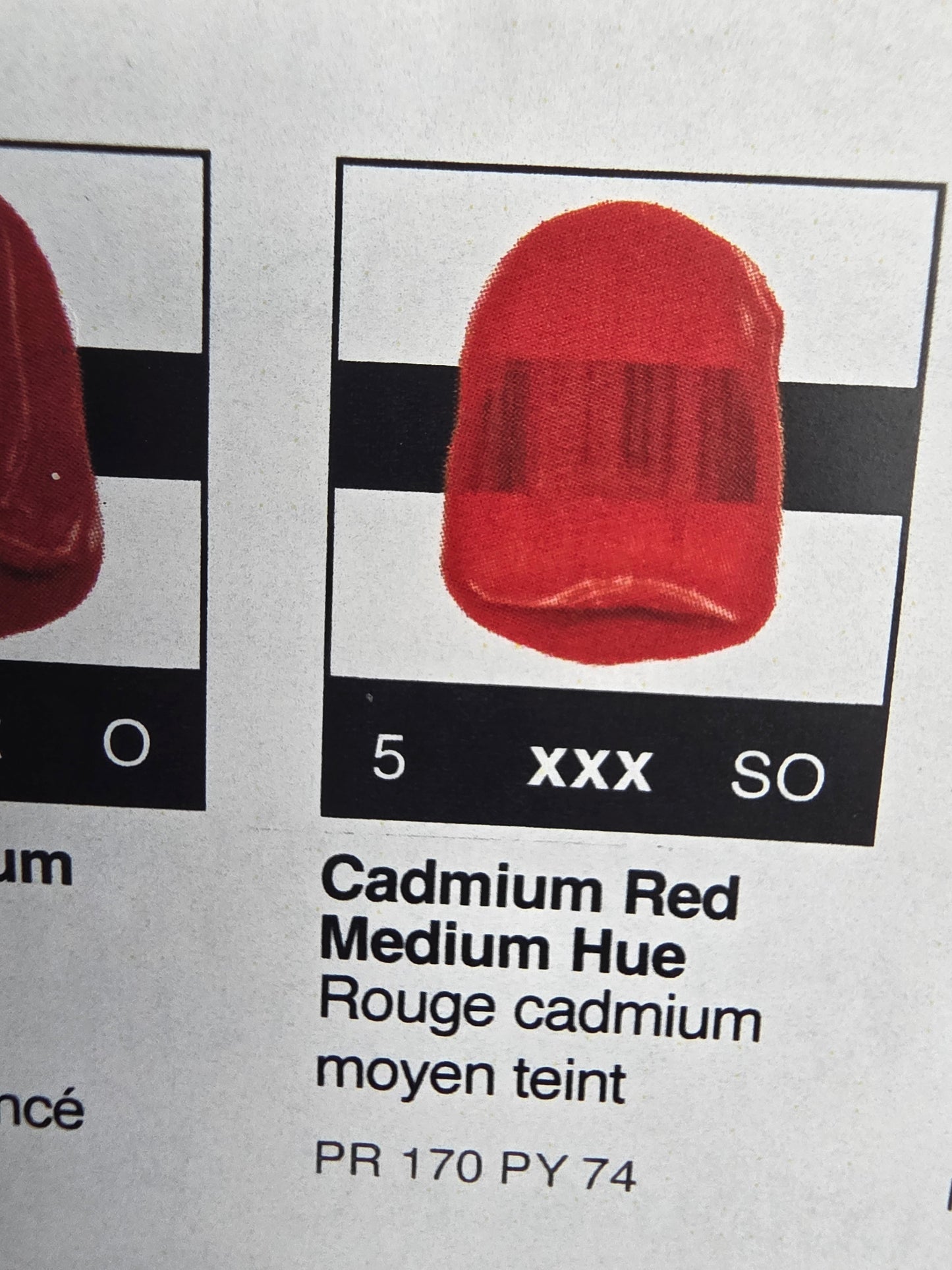 TA2158	Tri-Art High Viscosity	Cadmium Red Medium (Hue)	60mL Tube	5