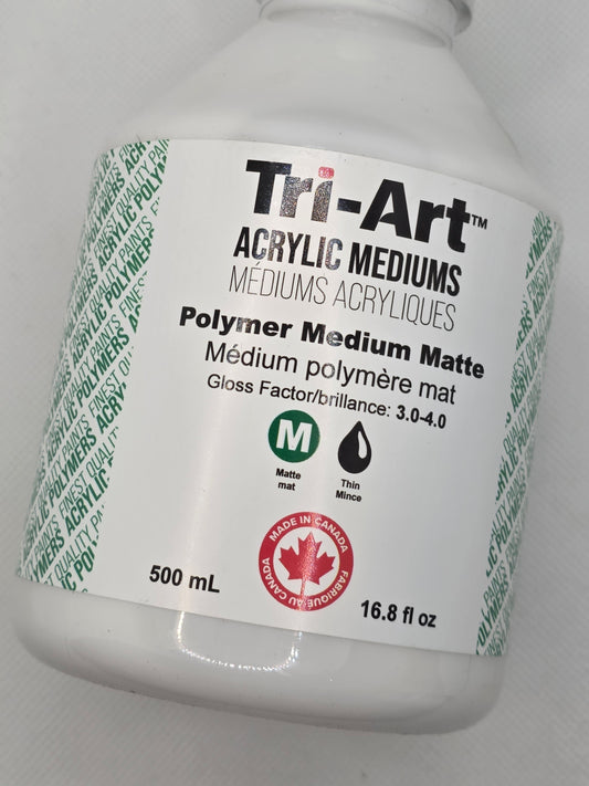 TA1376	Tri-Art Mediums	Polymer Medium Matte	500mL