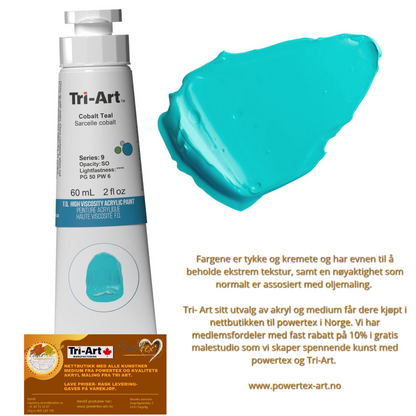 TA2200	Tri-Art High Viscosity	Cobalt Teal	60mL Tube	9