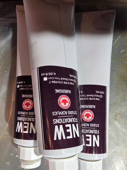 Tri-art: TA36862	New Foundations Acrylic	Aubergine	120mL