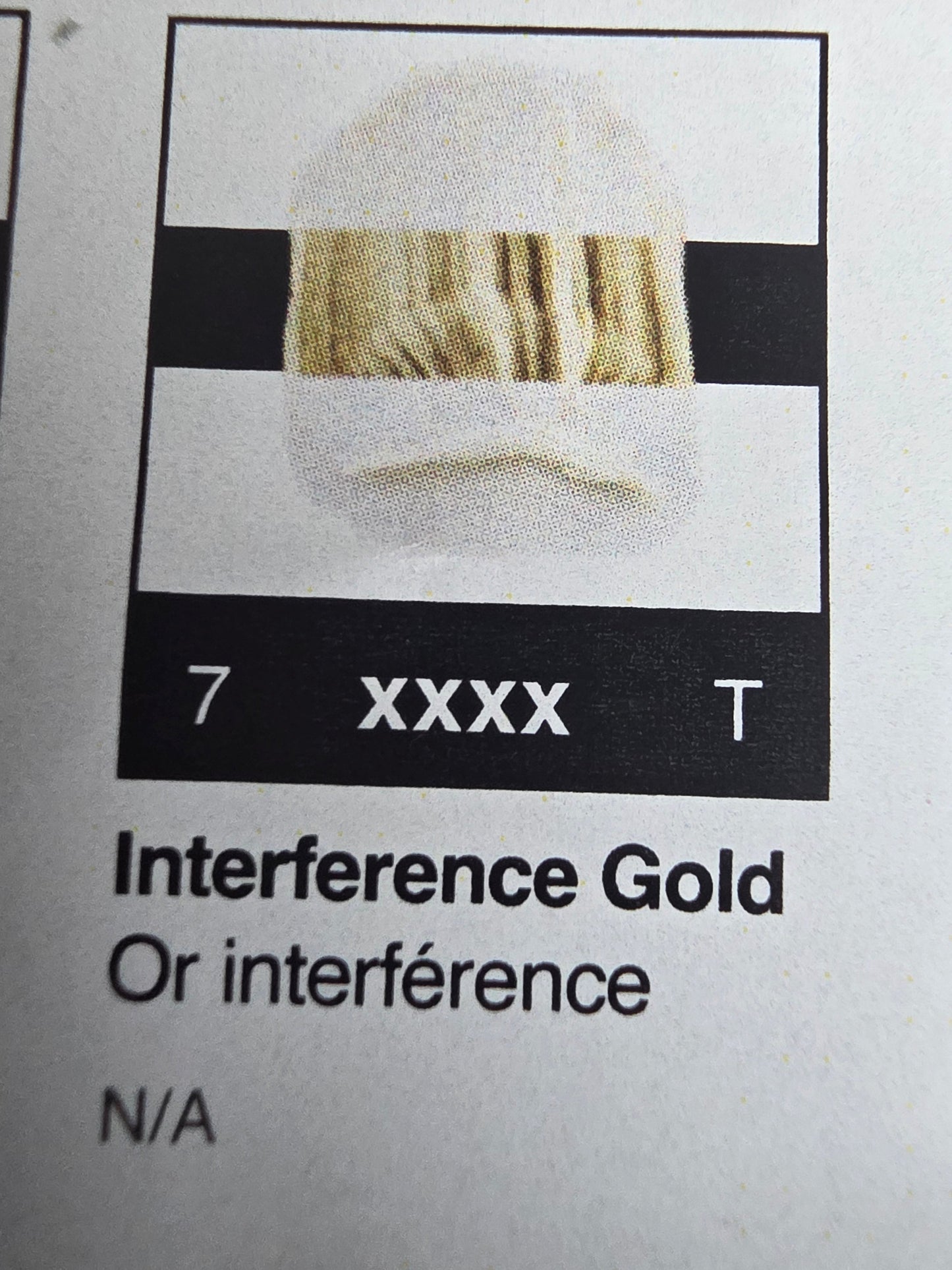 TA2005	Tri-Art High Viscosity	Interference Gold	60mL Tube	7