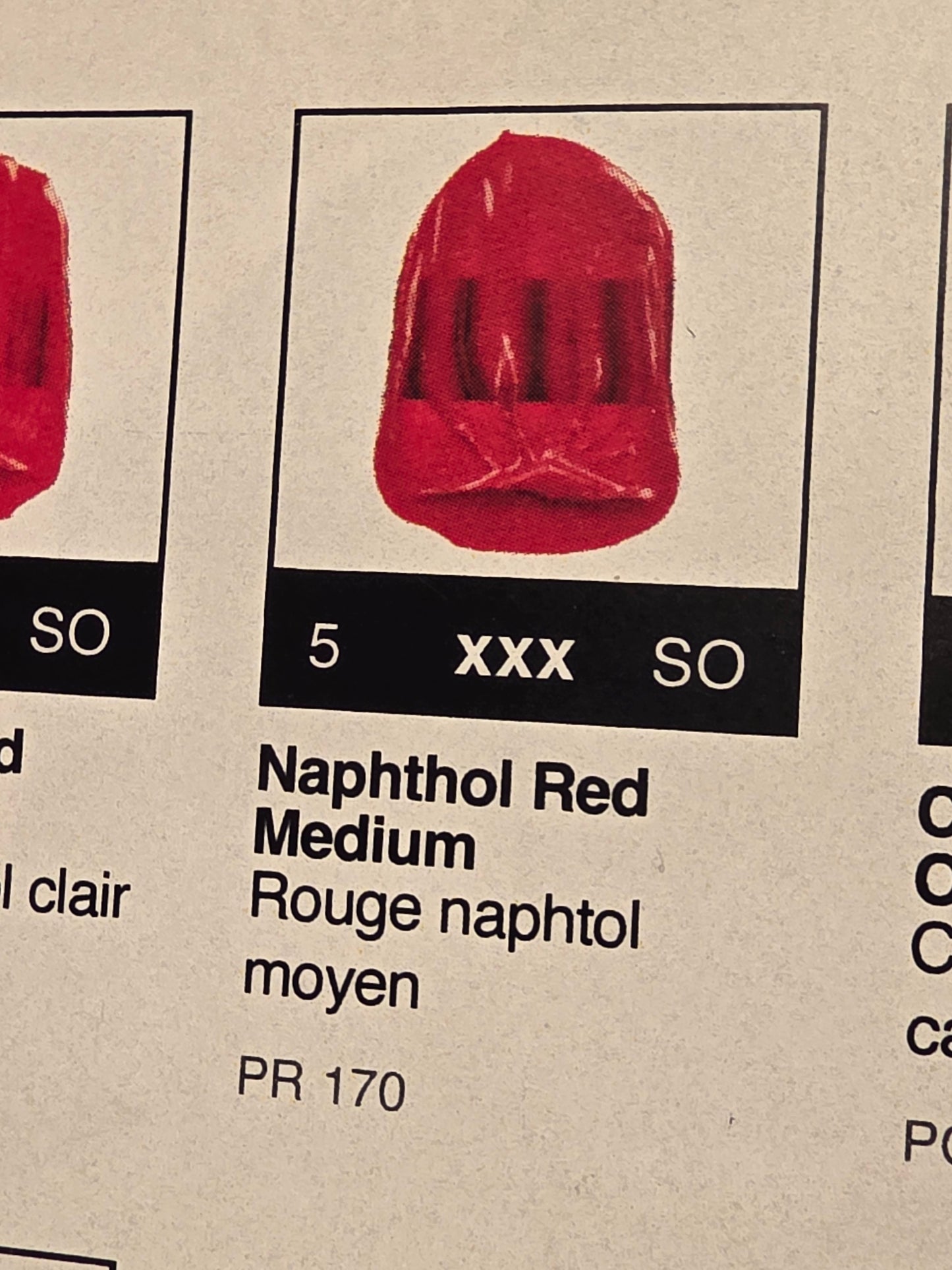 TA791	Tri-Art High Viscosity	Naphthol Red Medium	60mL Tube	5