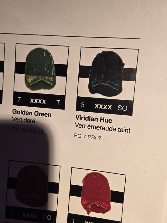 TA1949	Tri-Art High Viscosity	Viridian (Hue)	60mL Tube	3